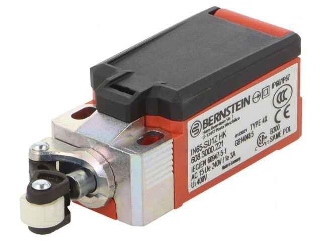 Eindschakelaar; NO + NC; 5A; max.240VAC; max.24VDC; M20; IP66 Eindschakelaar; NO + NC; 5A; max.240VAC; max.24VDC; M20; IP66